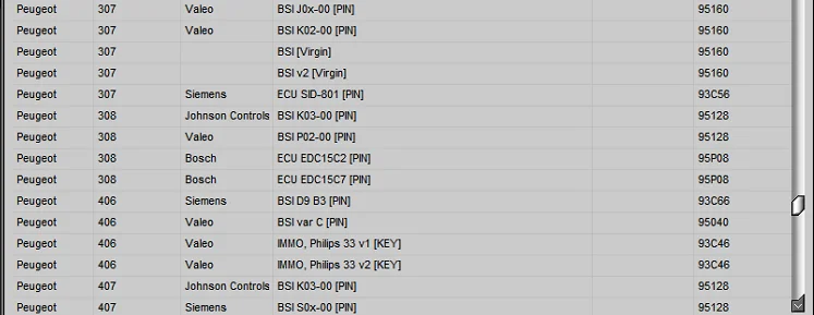 IMMO Service Tool V1.2 Cars immobilizers IMMO OFF Dump to Pin Software has a built-in database with information and photos