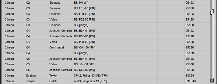 IMMO Service Tool V1.2 Cars immobilizers IMMO OFF Dump to Pin Software has a built-in database with information and photos