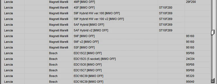 IMMO Service Tool V1.2 Cars immobilizers IMMO OFF Dump to Pin Software has a built-in database with information and photos