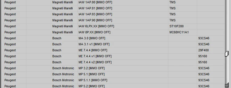 IMMO Service Tool V1.2 Cars immobilizers IMMO OFF Dump to Pin Software has a built-in database with information and photos