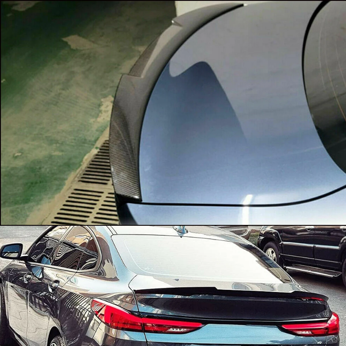 FOR 2020-2022 BMW F44 228i M235i GRAN COUPE BLACK M4 STYLE HIGHKICK TRUNK SPOILER