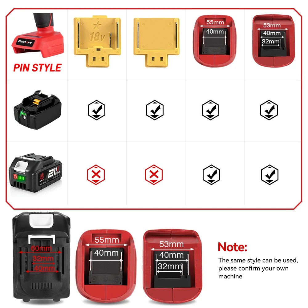 21V Rechargeable 21V Lithium Ion Battery 15000mah Li-lon Battery With Battery Indicator For 21V BL1850 BL1840 Power Tools