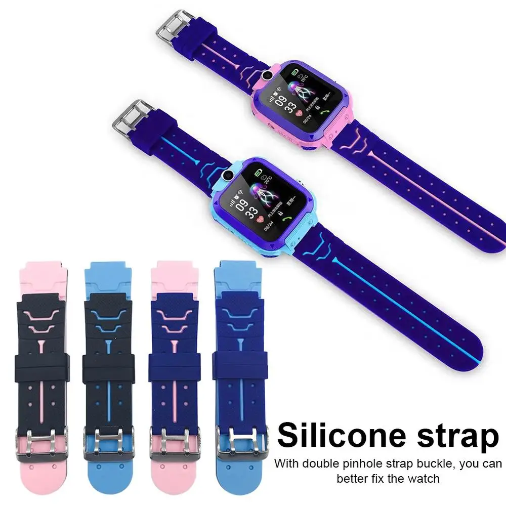 Children Kids Watchband Wrist Strap 16MM Silicone Belt Replacement For Child Kids Waterproof Sport Video Call Smart Watch 16mm