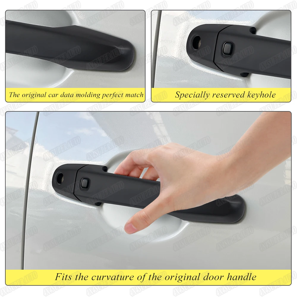 Door Handle Cover For Mitsubishi Pajero Sport 2015 2016 2017 2018 2019 2020 2021 2022 Exterior Door Handle Cover Car Accessories