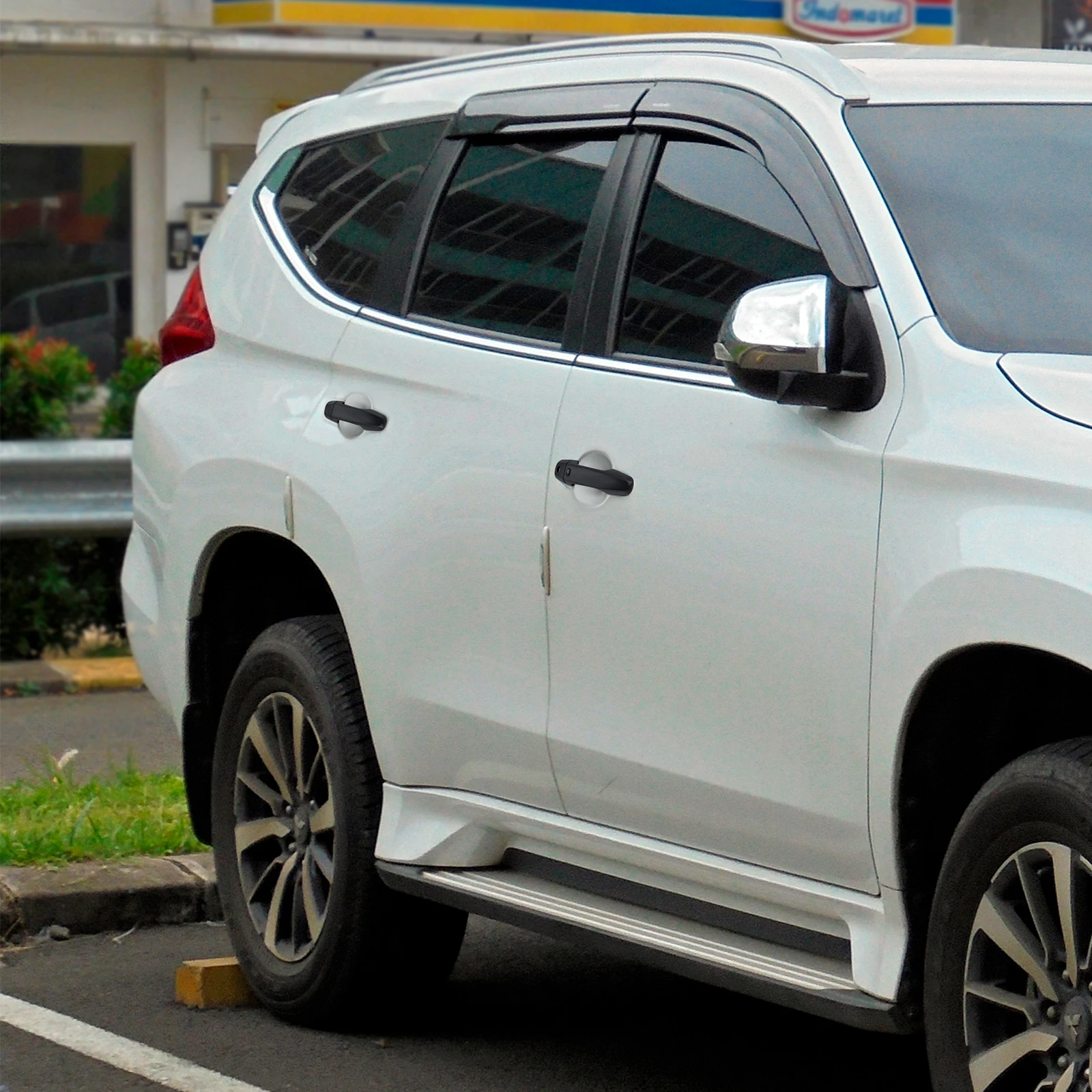 Door Handle Cover For Mitsubishi Pajero Sport 2015 2016 2017 2018 2019 2020 2021 2022 Exterior Door Handle Cover Car Accessories