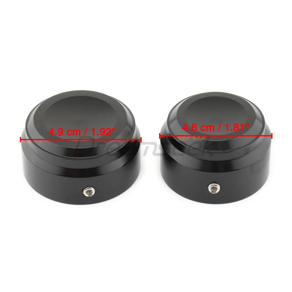 2Pcs Black Rear Axle Cap for Harley Nightster 975 RH975 Special 2022 23 Motorcycle Axle Wheel Screw Nut Bolt Cover CNC Aluminum