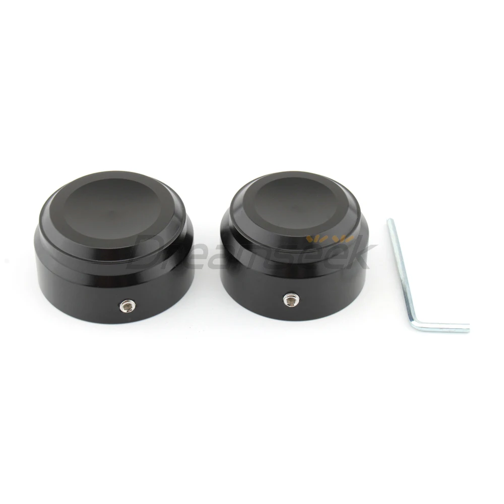 2Pcs Black Rear Axle Cap for Harley Nightster 975 RH975 Special 2022 23 Motorcycle Axle Wheel Screw Nut Bolt Cover CNC Aluminum