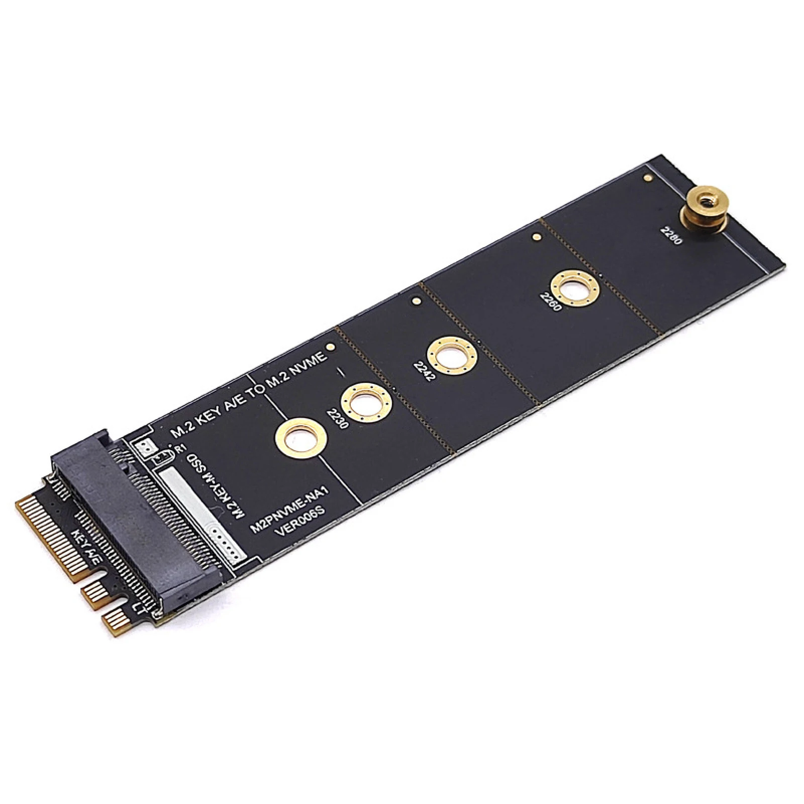Wireless M.2 A/E Key Slot to M.2 M Key Wifi Bluetooth Adapter For NVMe PCI Express SSD Port 2280 M2 Key A E to NVME Adapter Card