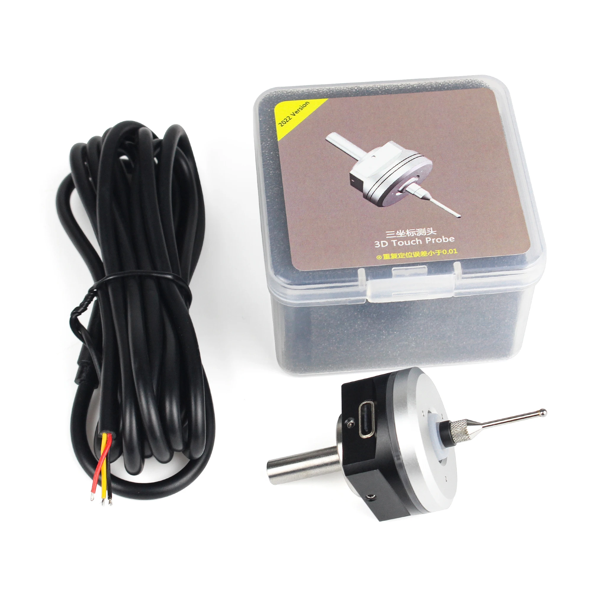 【EU Ship】V6 Anti-roll 3D Touch Z axis Probe Sensor Edge Finder To Find The Center Compatible With Mach3 And Grbl