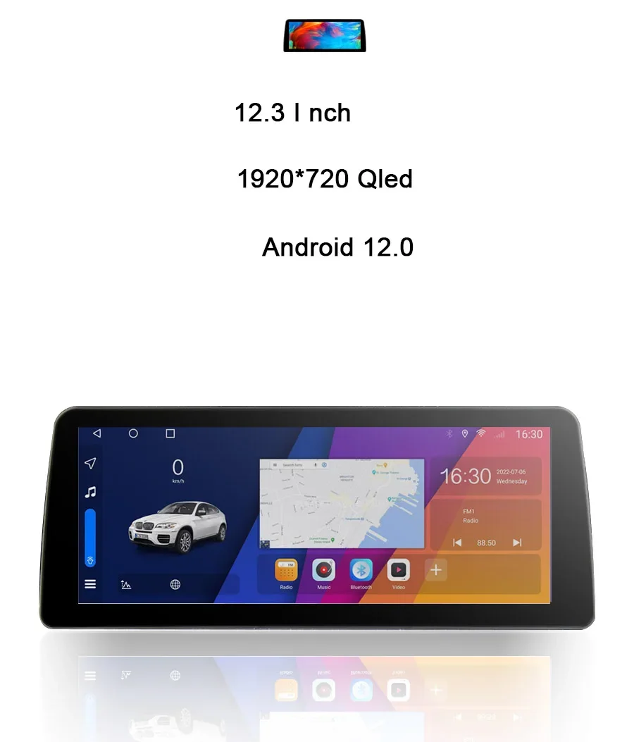 CarPlay DSP 12.3" QLED 720P 360 8G+256G Carplay Android 14.0 Car Player GPS WIFI autoradio For Peugeot 3008 4008 5008 2017-2020