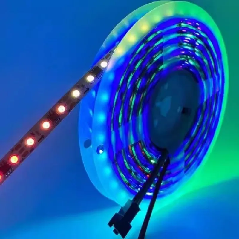 5M DC12V Full Color TM1903 WS2811 RGB LED Pixel Strip 3535 Addressable 8mm 96Leds/m Dream Color Colorful Digtial Led Soft Tape