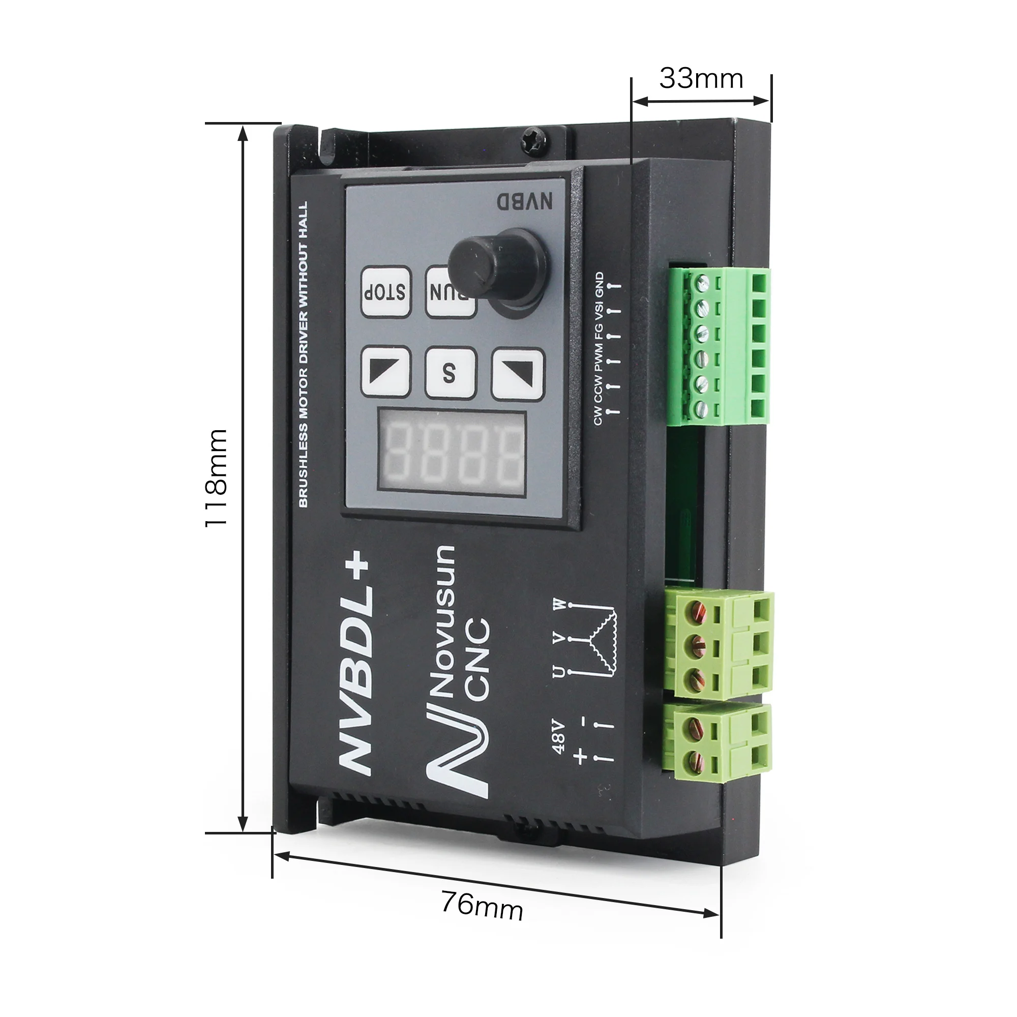 Air cooled DC Brushless Spindle Motor 400W 48V ER8 + 600W 60V Driver Without Hall CNC Router Milling Kit