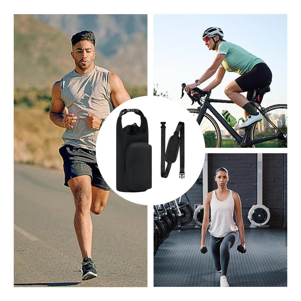 Water Bottle Holder with Strap,Beach Bottle Bag, Water Bottle Sling, Portable Water Bottle Bag for Sports Water Bottle