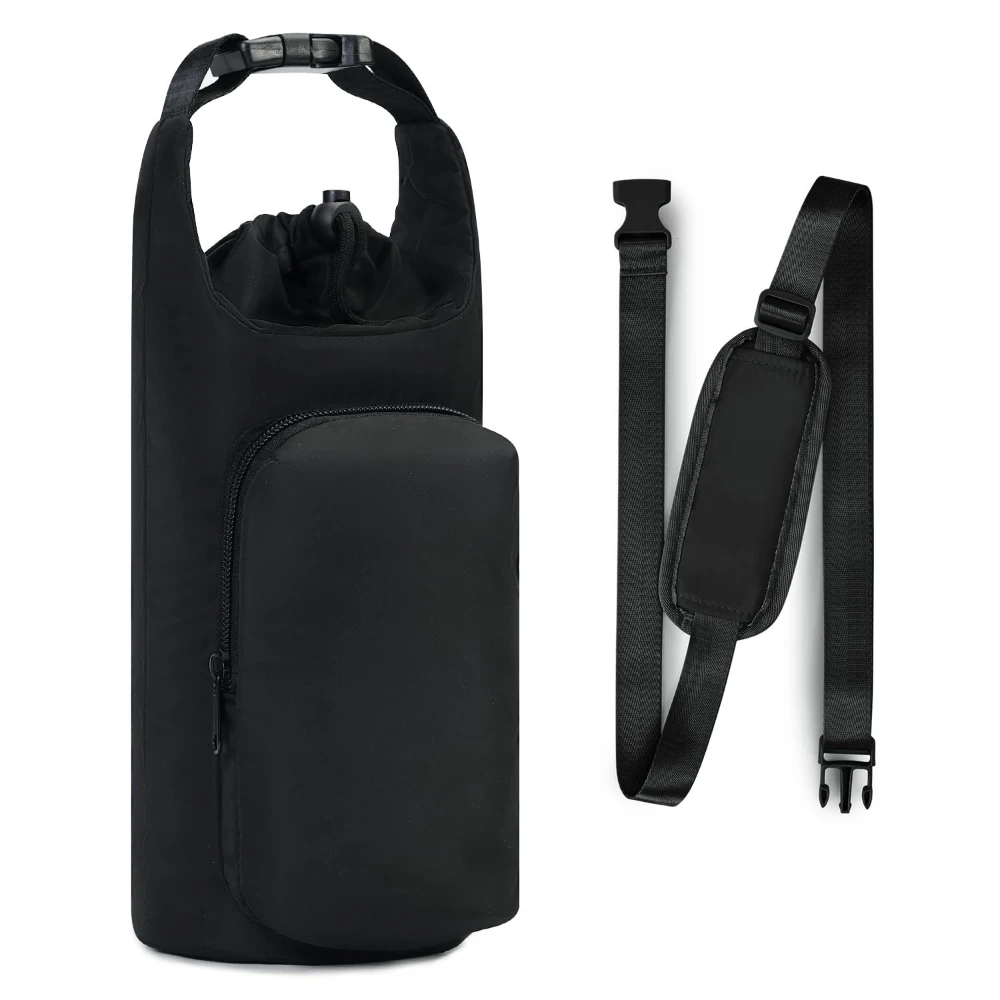 Water Bottle Holder with Strap,Beach Bottle Bag, Water Bottle Sling, Portable Water Bottle Bag for Sports Water Bottle