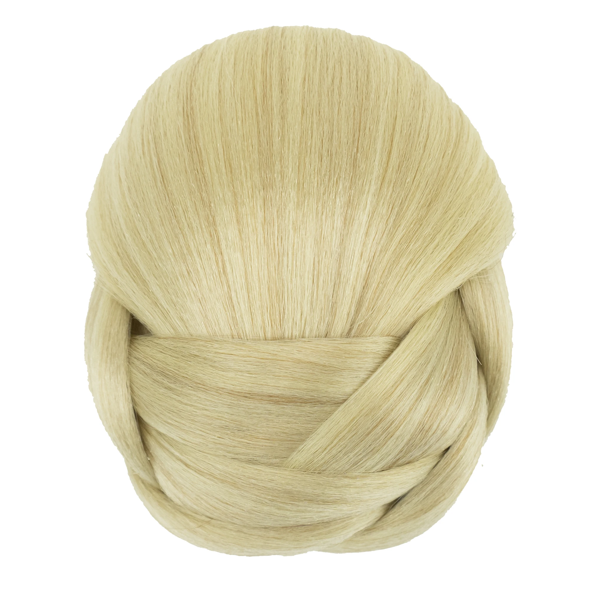 Soowee Synthetic Braided Chignon Dancer Hair Cover Donut Hair Pieces Scrunchies Hair Bun Wig Clips Updo Wedding Party Headwear