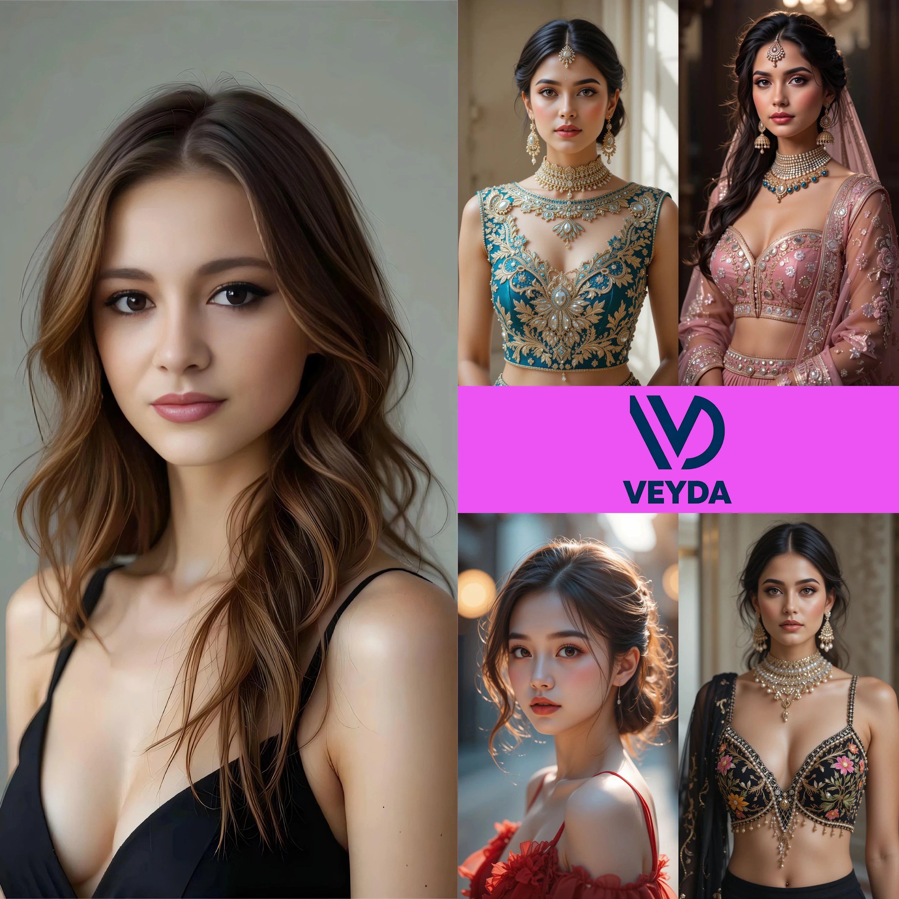VEYDA Fake Eyebrow Women Or Man Hair Brazilian Hair Invisible Handmade 100% Human Hair Fake Eyebrows Hand Tied False Eyebrows