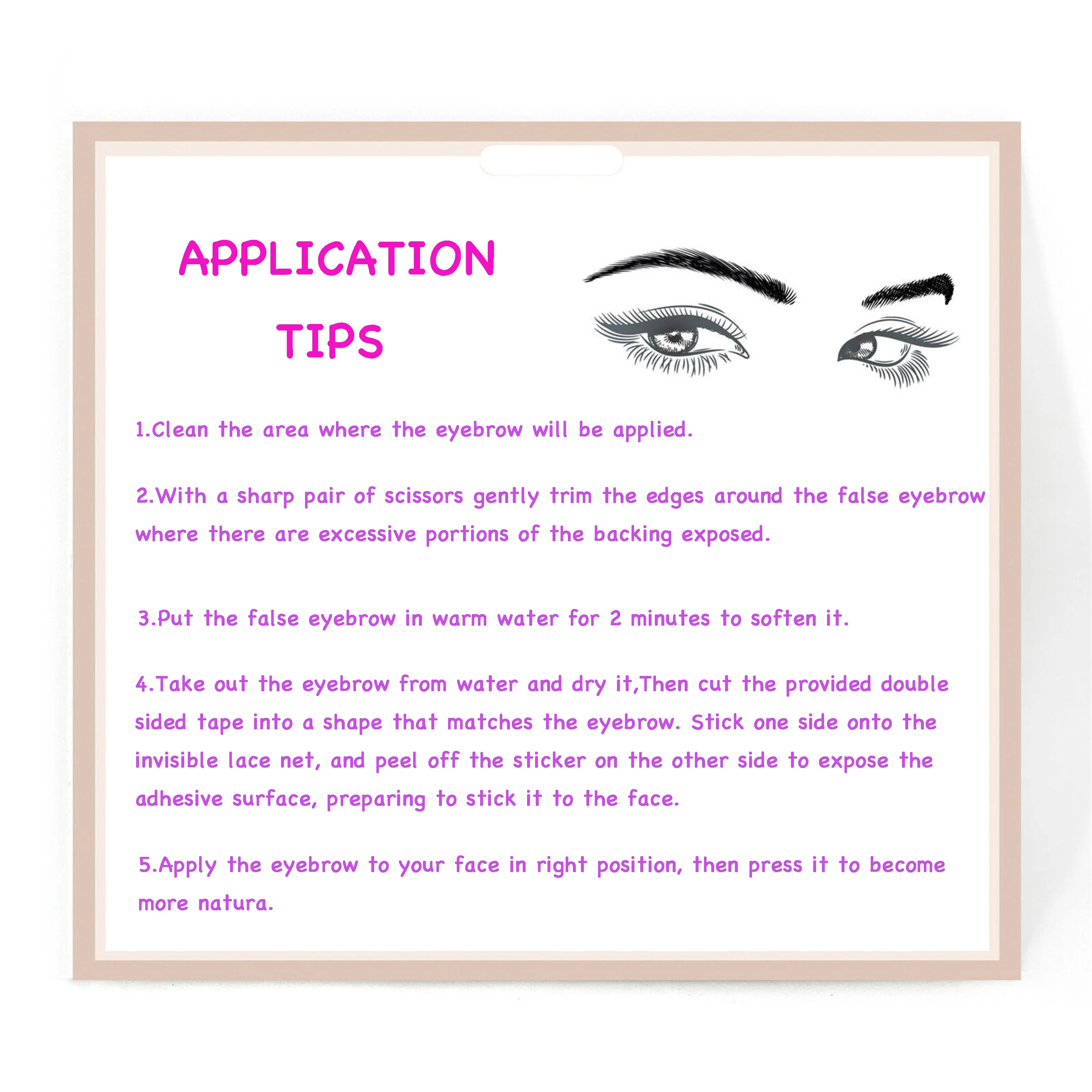 VEYDA Fake Eyebrow Women Or Man Hair Brazilian Hair Invisible Handmade 100% Human Hair Fake Eyebrows Hand Tied False Eyebrows