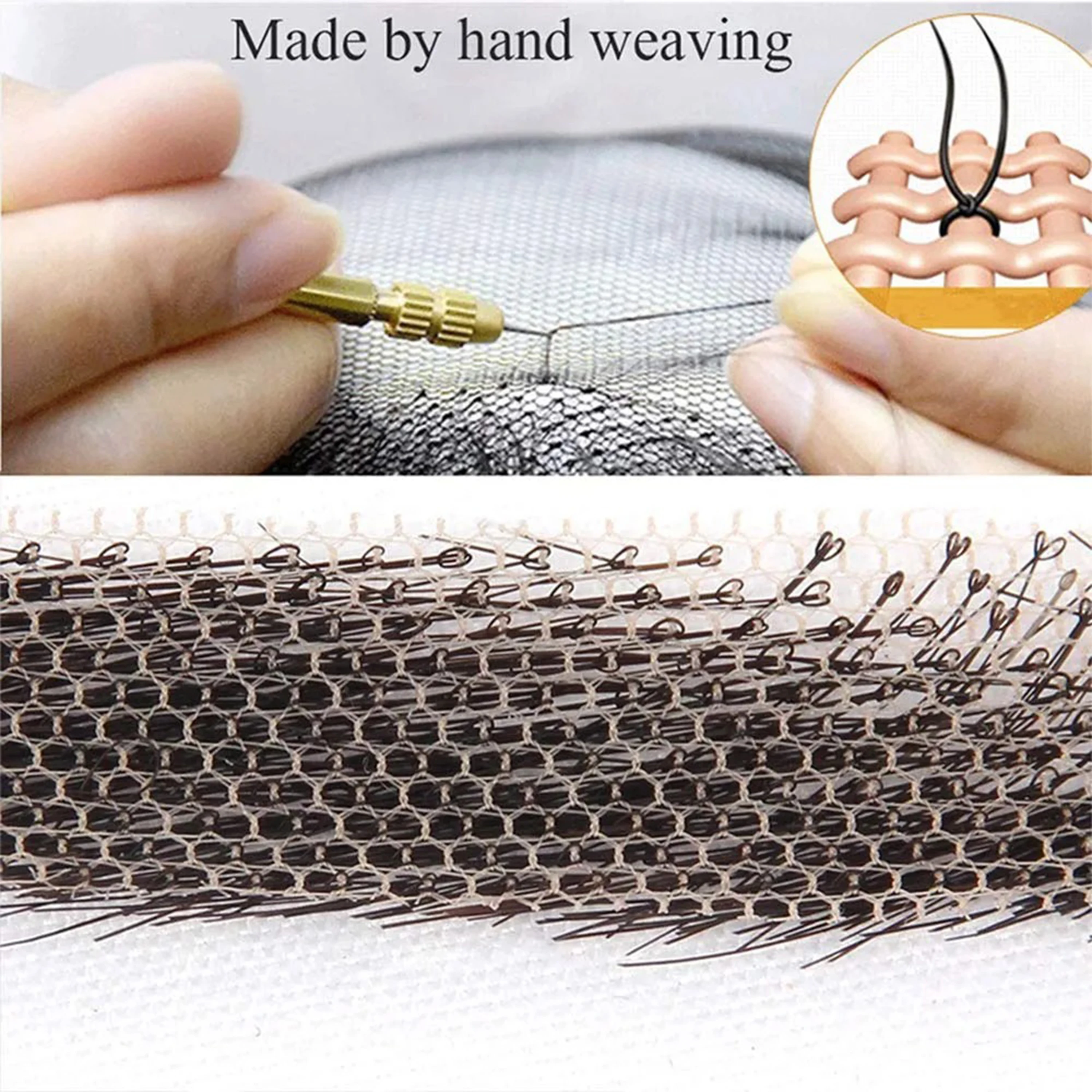 VEYDA Fake Eyebrow Women Or Man Hair Brazilian Hair Invisible Handmade 100% Human Hair Fake Eyebrows Hand Tied False Eyebrows
