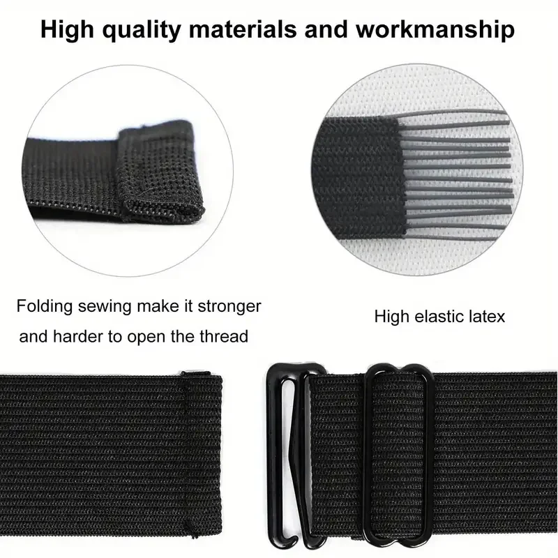 1-25 Pieces Black 3 cm Adjustable Wig Elastic Bands Adjustable Elastic Wig Straps for Making Wig Cap Accessories wig tools ﻿