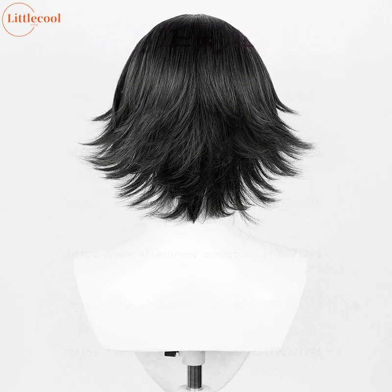 Anime Shizuku Cosplay Wig Black Short Shizuku Murasaki Wigs With Glasses Heat Resistant Synthetic Hair Halloween Wigs+ Wig Cap