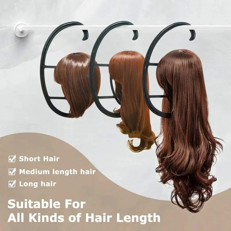 Hanging Wig Holder Portable Wig Holder Suitable for Multiple Wigs And Hats Essential for Wig Shapes Styling Tools