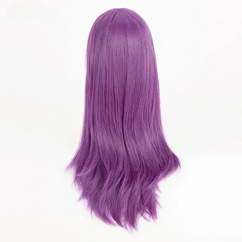 Anime Cosplay Kamishiro Rize Cosplay Wig 70cm Purple Rize Kamishiro Wigs Heat Resistant Synthetic Hair Wigs Halloween Party