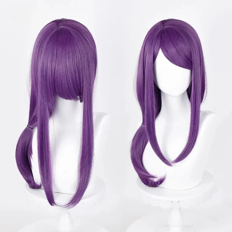 Anime Cosplay Kamishiro Rize Cosplay Wig 70cm Purple Rize Kamishiro Wigs Heat Resistant Synthetic Hair Wigs Halloween Party