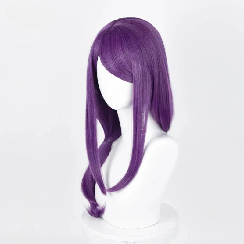 Anime Cosplay Kamishiro Rize Cosplay Wig 70cm Purple Rize Kamishiro Wigs Heat Resistant Synthetic Hair Wigs Halloween Party