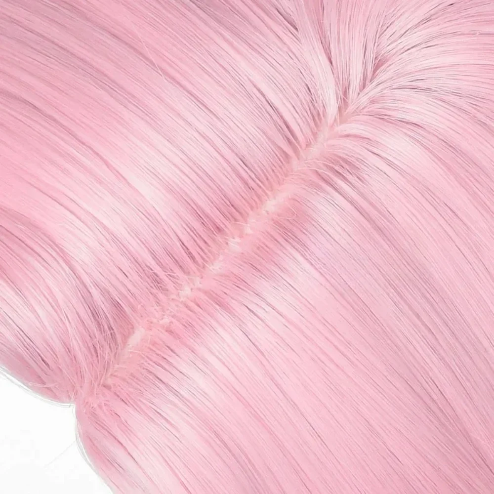 Long Pink Wavy Heat Resistant Synthetic Hair Halloween Party Fluttershee costumes 100cm Anime Pony Fluttershy Cosplay Wig