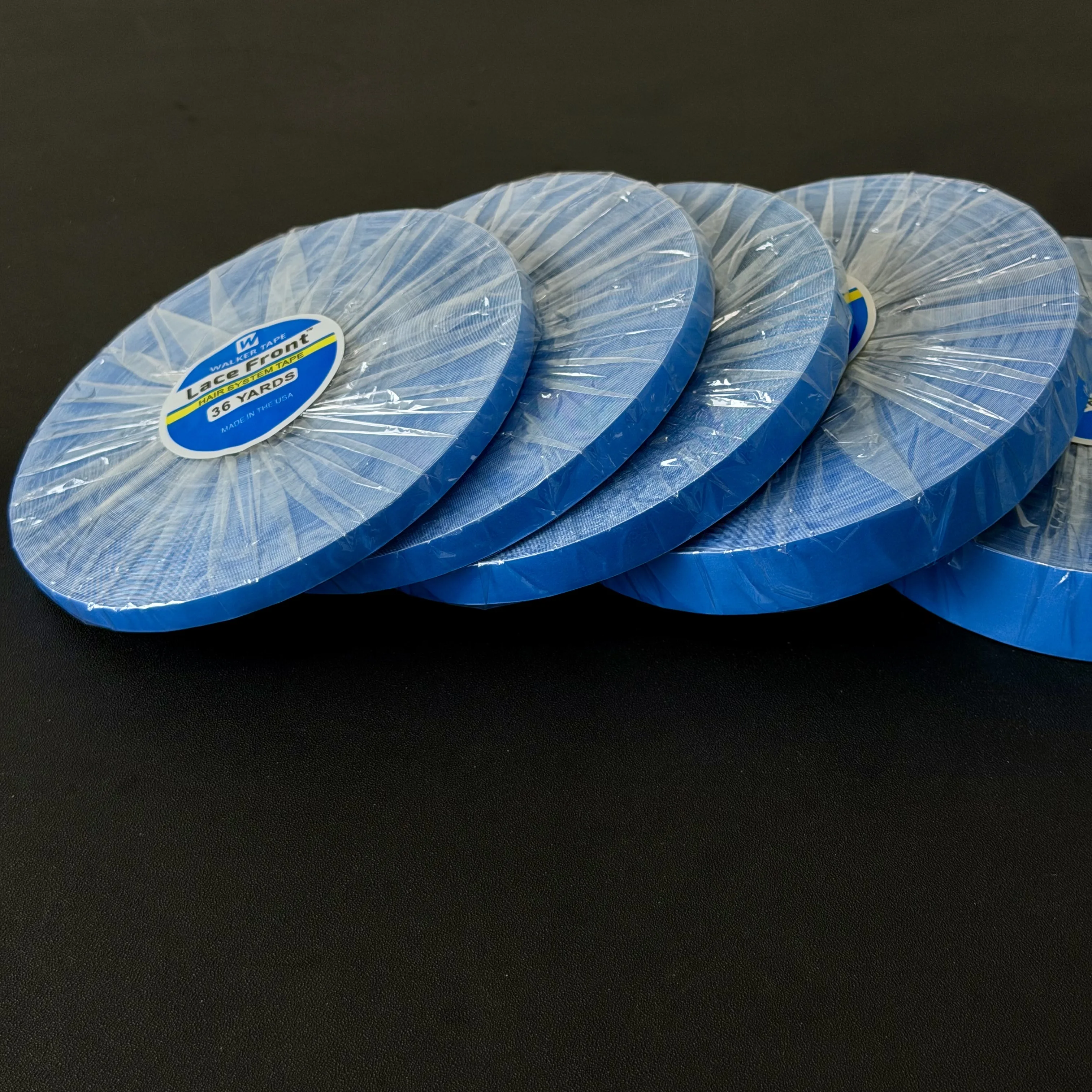 36Yards Hair System Tape Double Side Walker Tape 0.8CM Blue Lace Front Wig Tape For Toupee Sweatproof Ultra Hold Wig Tape 2.54CM