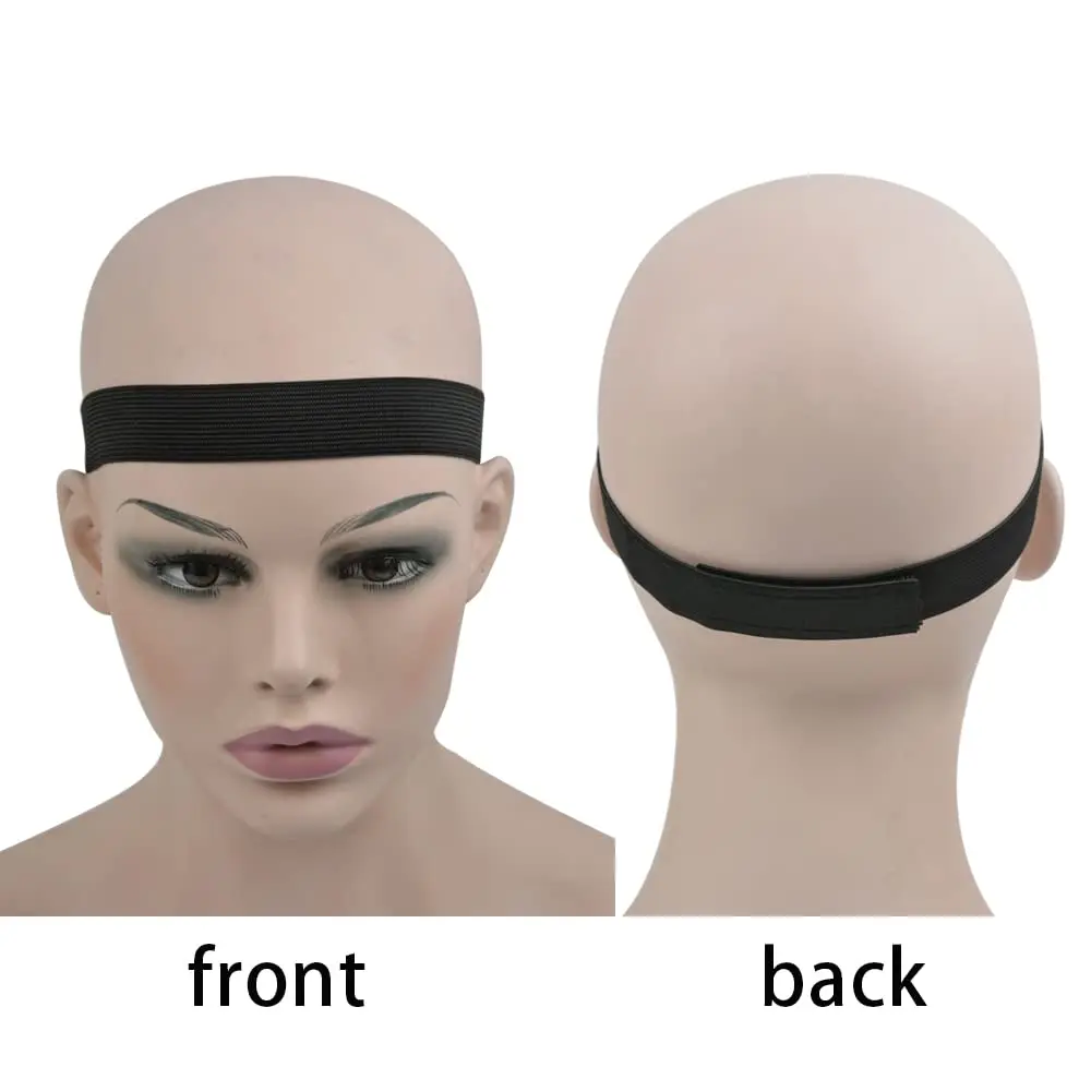 3 Pcs Elastic Band Lace Melting Bands Adjustable Wig Headbands for Lace Frontal Laying