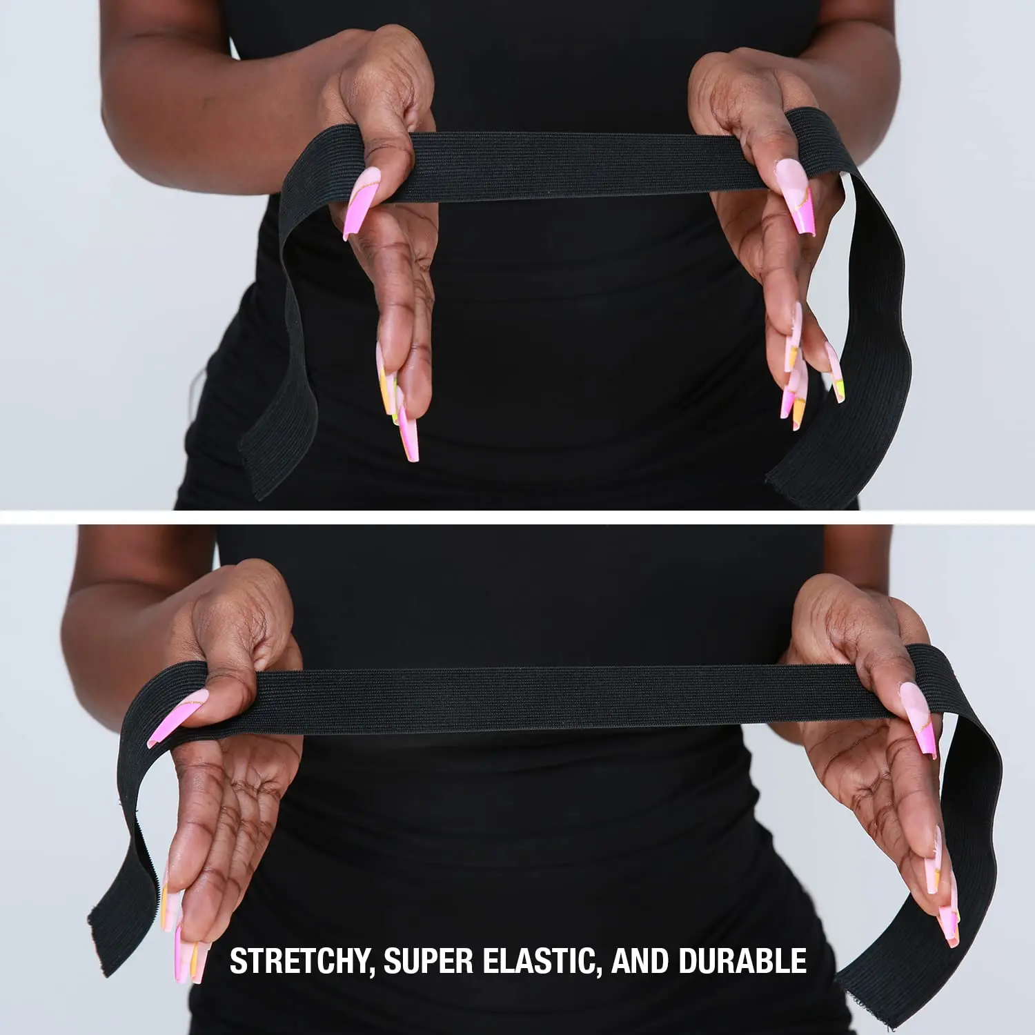 3 Pcs Elastic Band Lace Melting Bands Adjustable Wig Headbands for Lace Frontal Laying
