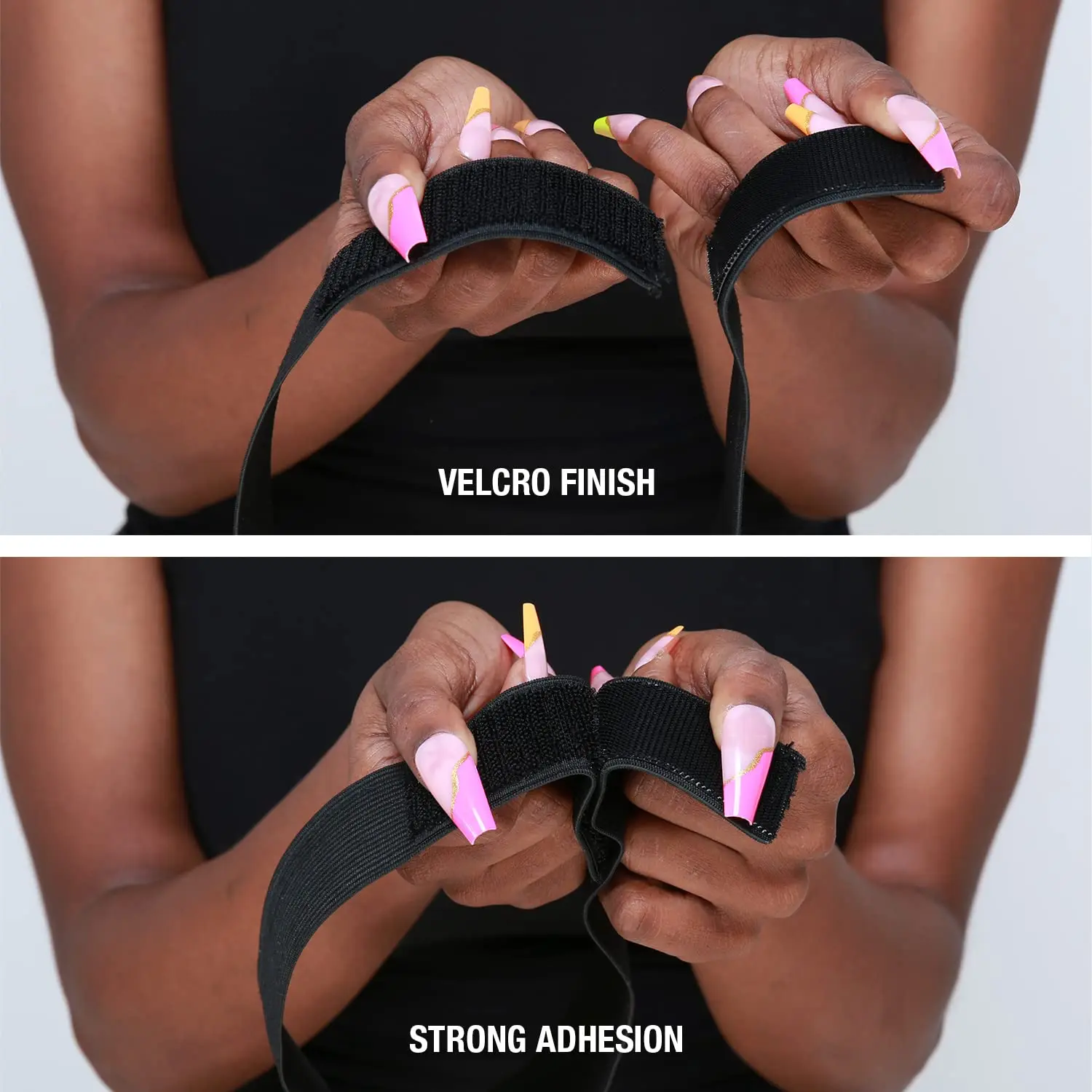 3 Pcs Elastic Band Lace Melting Bands Adjustable Wig Headbands for Lace Frontal Laying