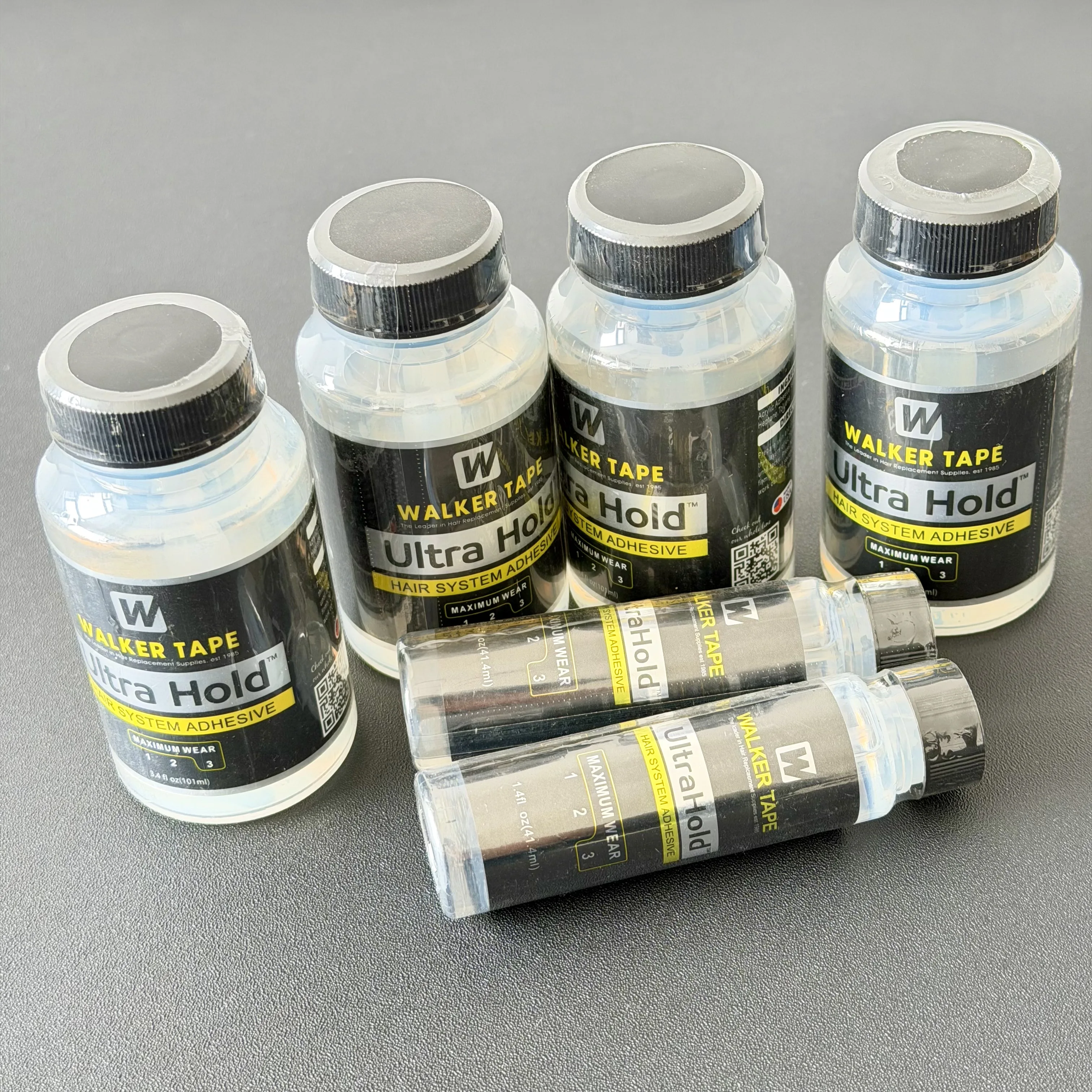 Ultra Hold Lace Wig Glue 3.4oz/101ml / 0.5oz/15ml Walker Tape Hair System Adhesive Strong Waterproof Glue for Toupees Hairpieces