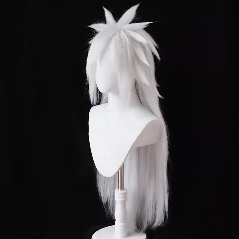 Uchiha Madara Cosplay Wigs Long Heat Resistant Synthetic Hair Game Anime Wigs