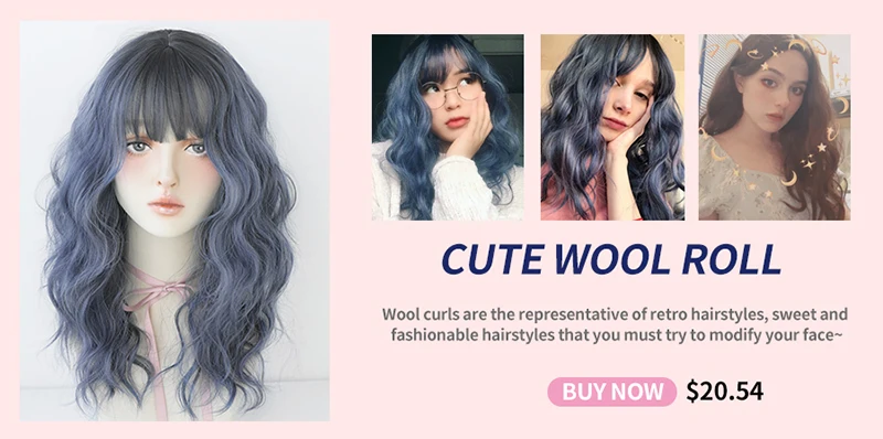 7JHHWIGS Long Wavy Synthetic Black Wigs For Women With Fringe Fashion Heat Resistant Mid-Length Daily Straight Light Brown Hair