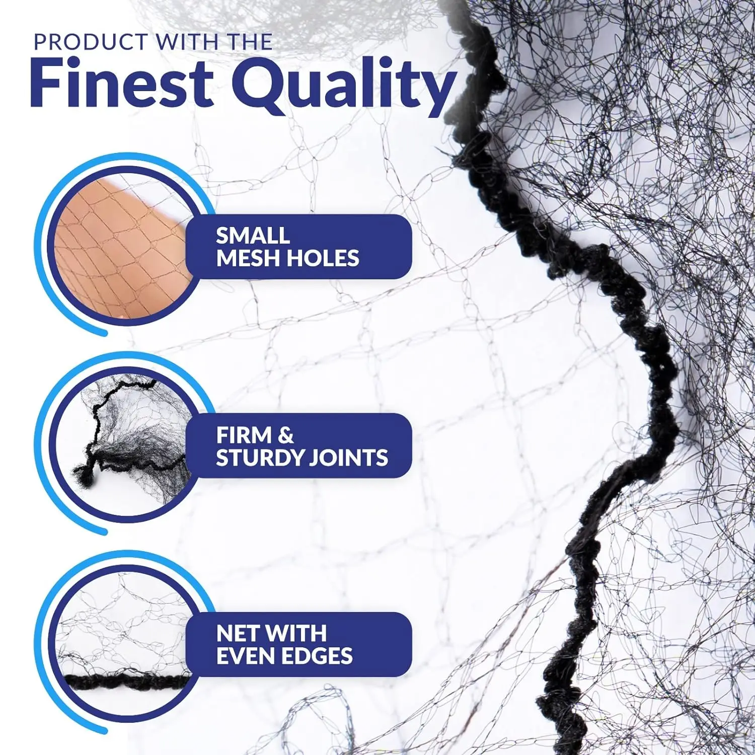Hair Net 50 Pcs, 24 Inches Hair Nets Elasticity Invisible Elastic Mesh for Food Service, Ballet Bun, Sleeping, Women and Wig