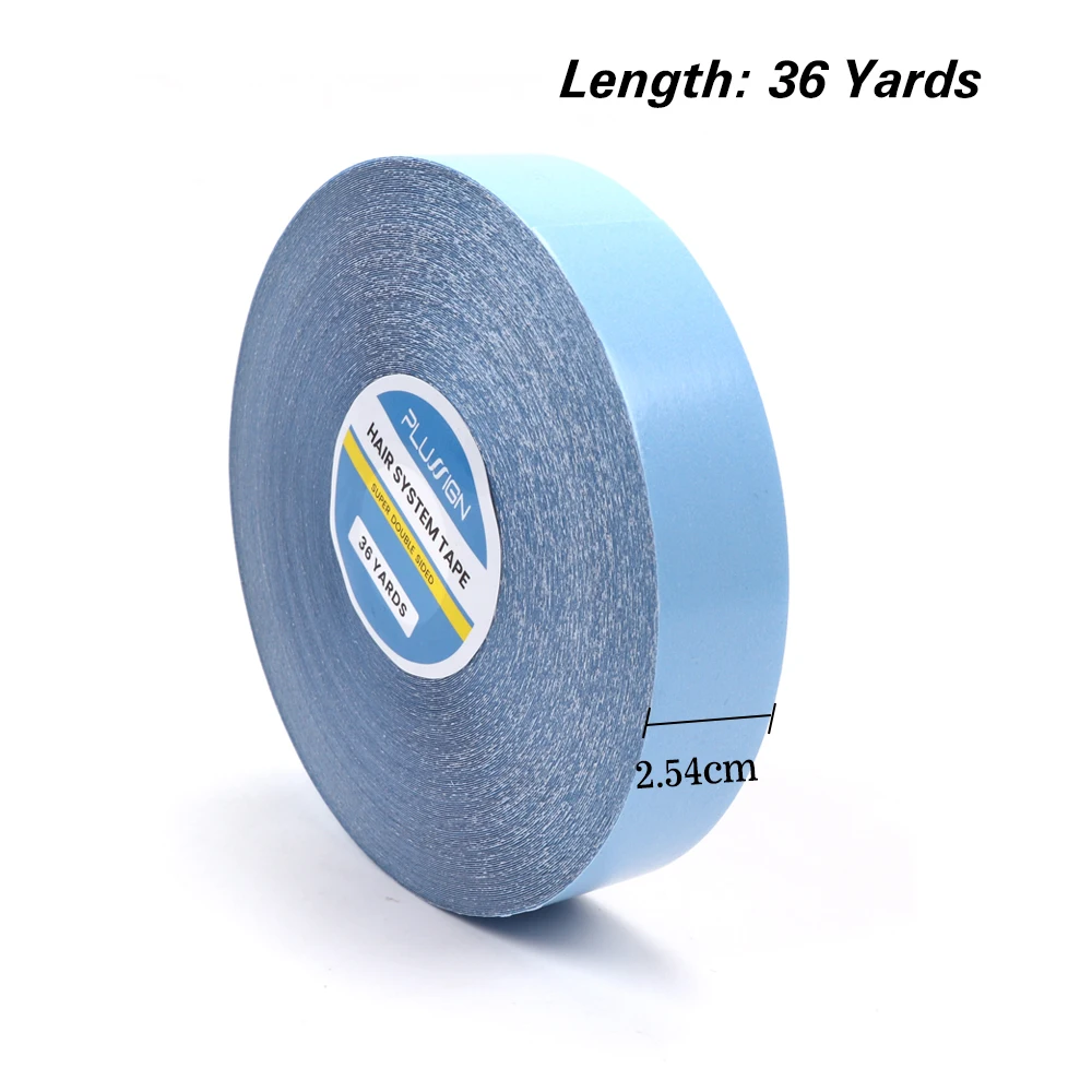 36 Yards/Roll Hair System Tape For Hair Extensions No Shine Bonding Double-Sided Lace Front Wig Tape Adhesive Replace Tape