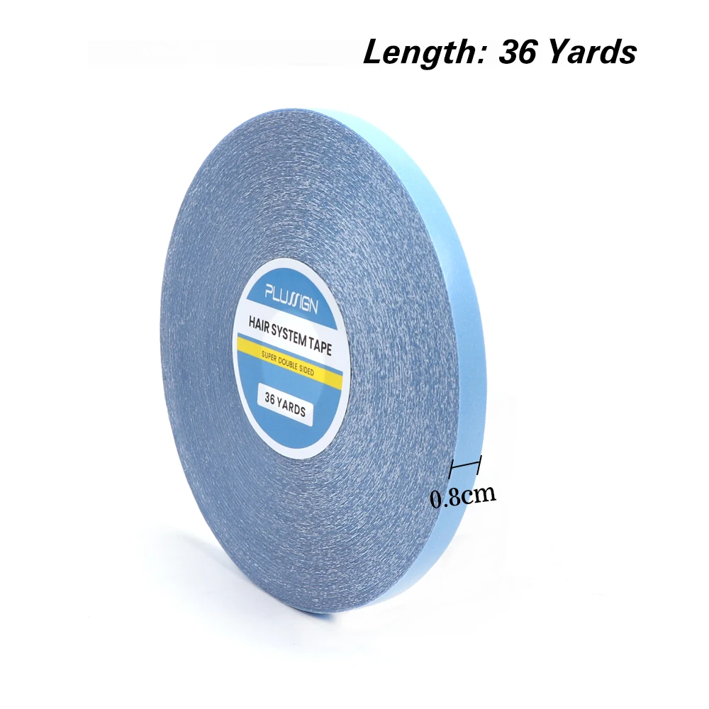 36 Yards/Roll Hair System Tape For Hair Extensions No Shine Bonding Double-Sided Lace Front Wig Tape Adhesive Replace Tape