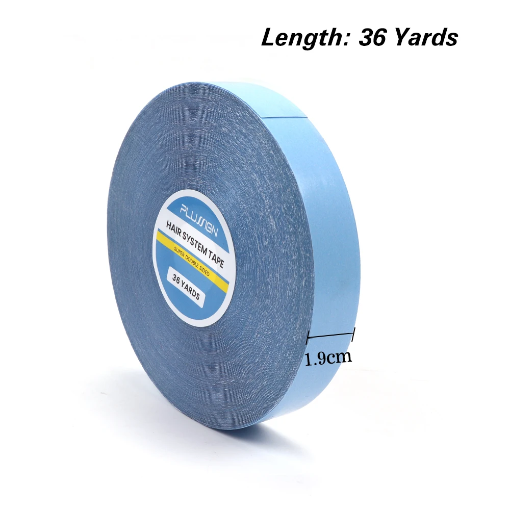36 Yards/Roll Hair System Tape For Hair Extensions No Shine Bonding Double-Sided Lace Front Wig Tape Adhesive Replace Tape