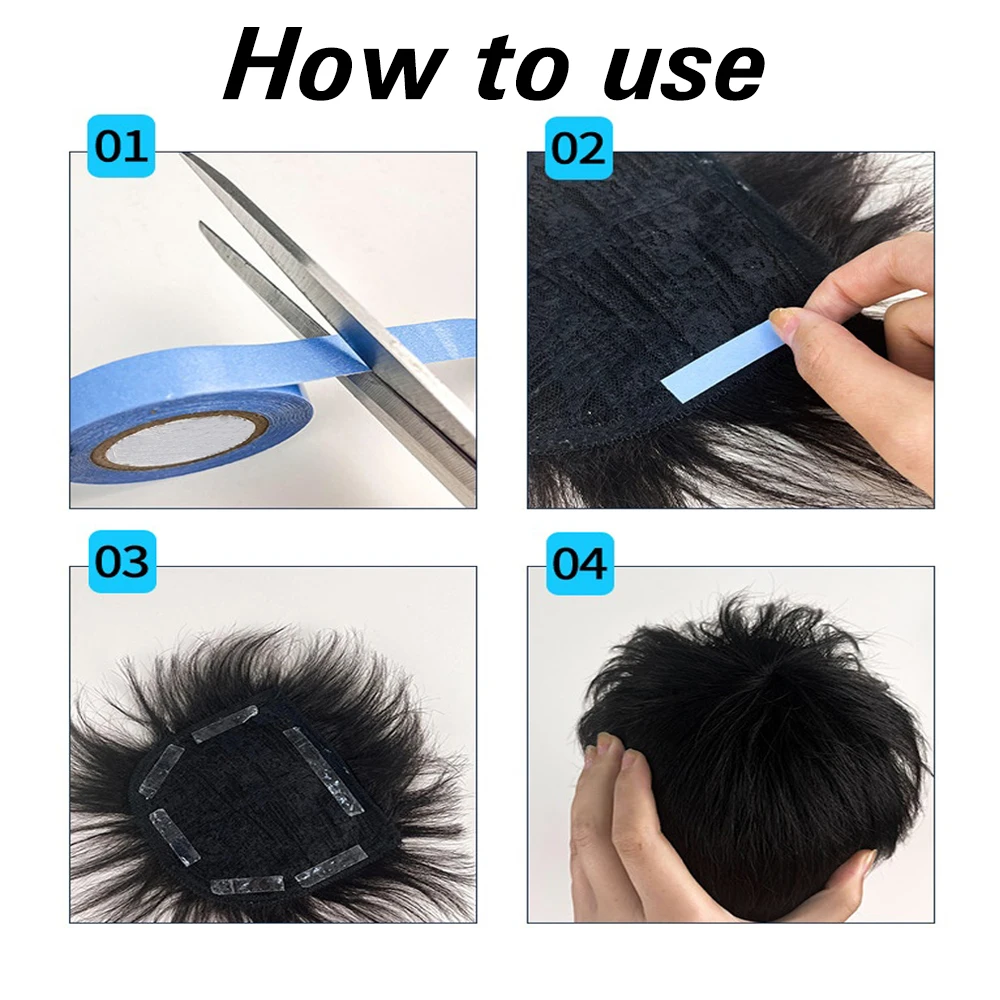 36 Yards/Roll Hair System Tape For Hair Extensions No Shine Bonding Double-Sided Lace Front Wig Tape Adhesive Replace Tape
