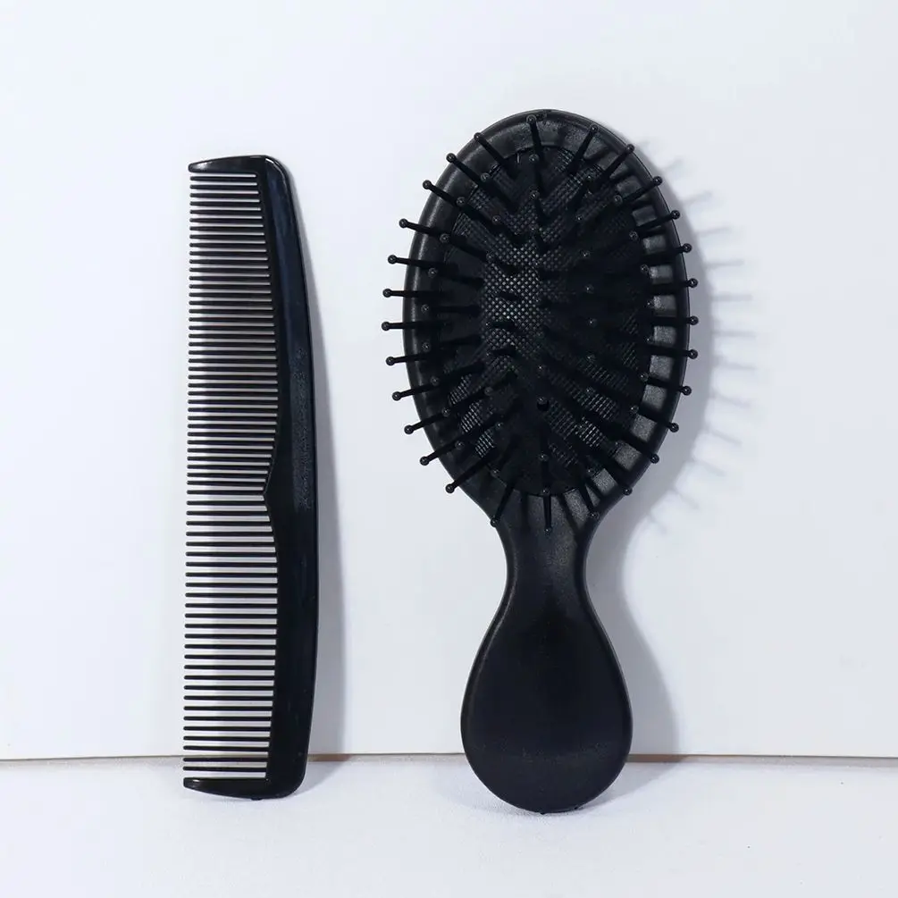 2pcs Mini Hair Brush, Cute Air Cushion Comb Massage Comb, Scalp Massage Brush, Travel Size, Special for Real Hair Wigs
