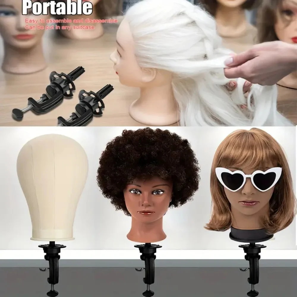 2025 Wig Head Stand Clamp Professional Cosmetology Wig Holder Clamp For Mannequin Manikin Training
