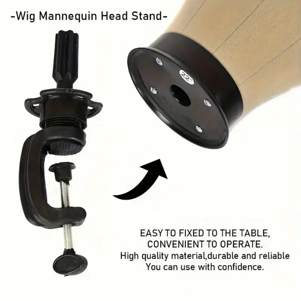 2025 Wig Head Stand Clamp Professional Cosmetology Wig Holder Clamp For Mannequin Manikin Training