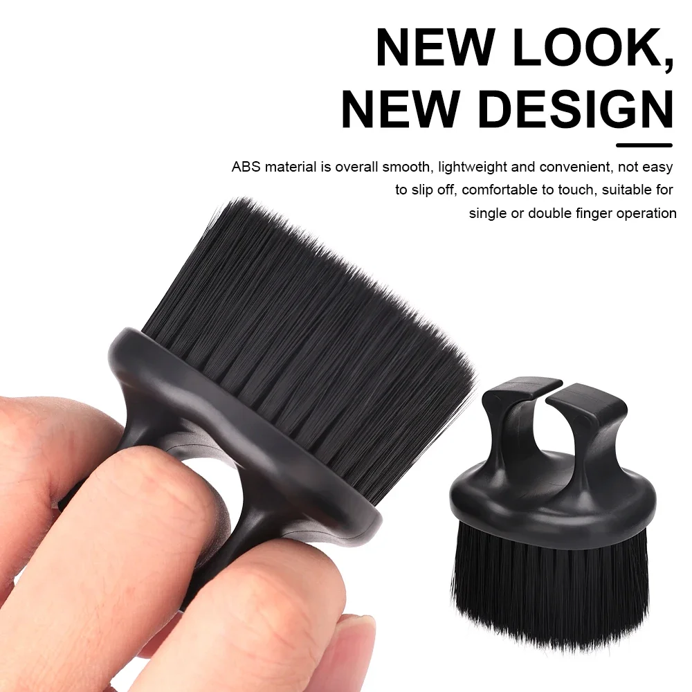 Hairdressing Brush Set Hairdressing Cleaning Brush Neck Dust Removal Brush Professional Styling Tool,Special for Real Hair Wigs