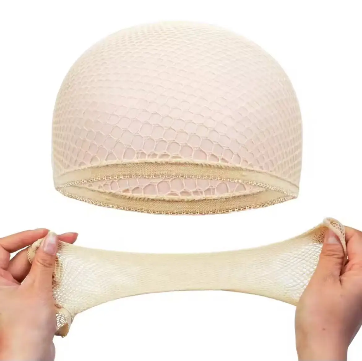 Nylon Hair Net New Stretchable Elastic Hairnets Fashion Mesh Weaving Wig Caps For Women Making Wig Tools
