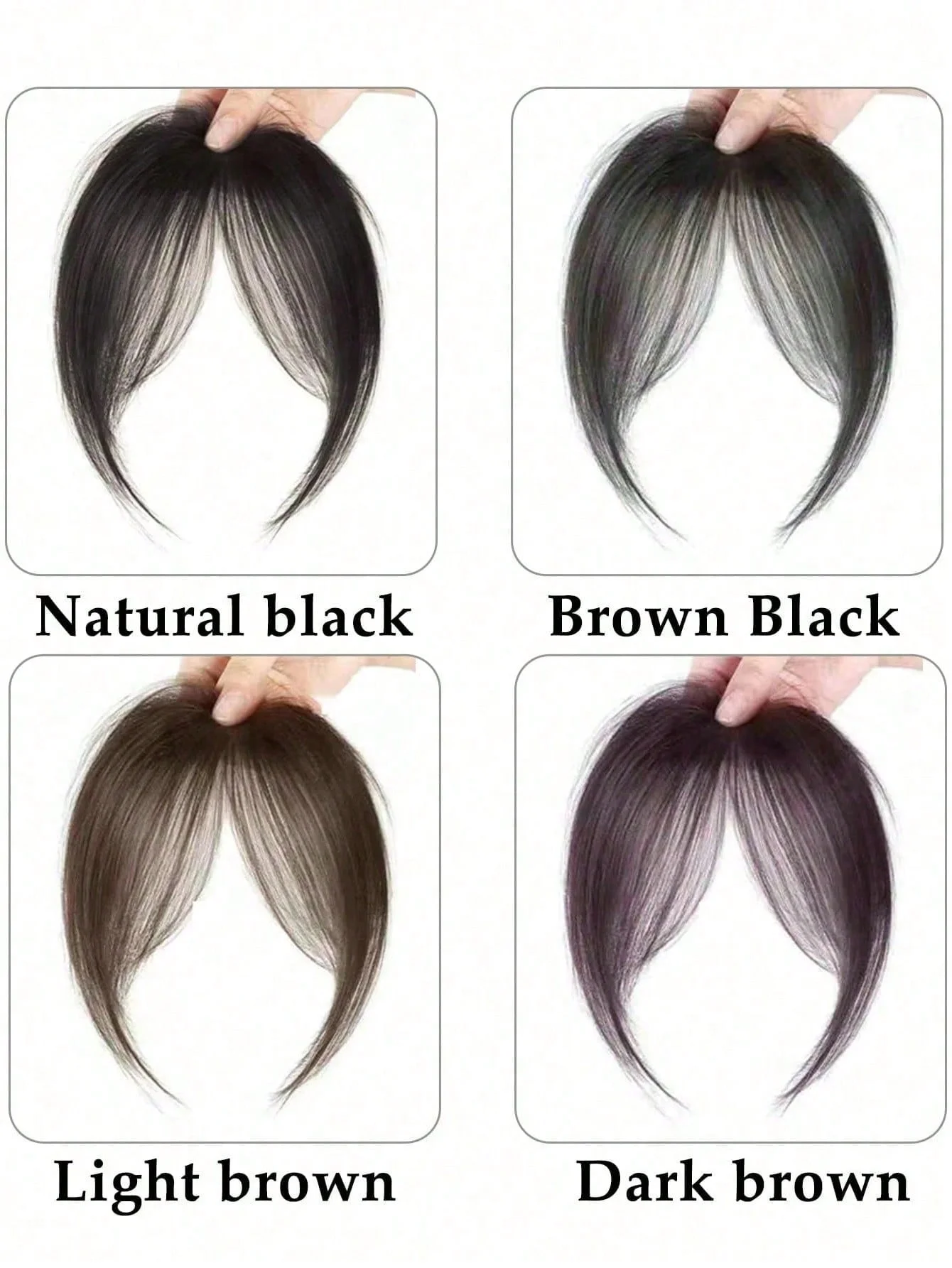 Eight Character French Bangs Wig Piece Female Synthetic BB Clip Fluffy Top Reissue Eight Character Bangs Thin Invisible Hairpins