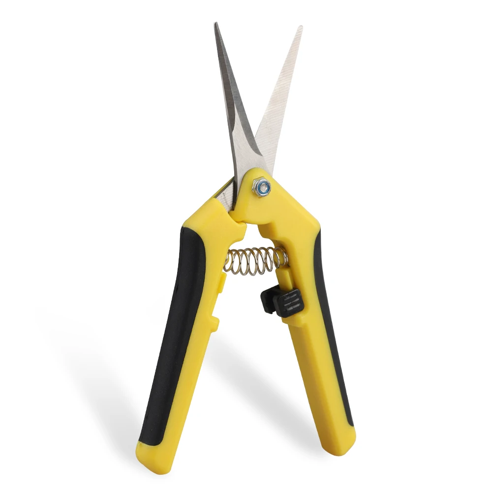 Hair Extension Pliers Keratin Bonding Cutter Pliers with Straight Stainless Steel Hand Pruner Pruning Shear Blades