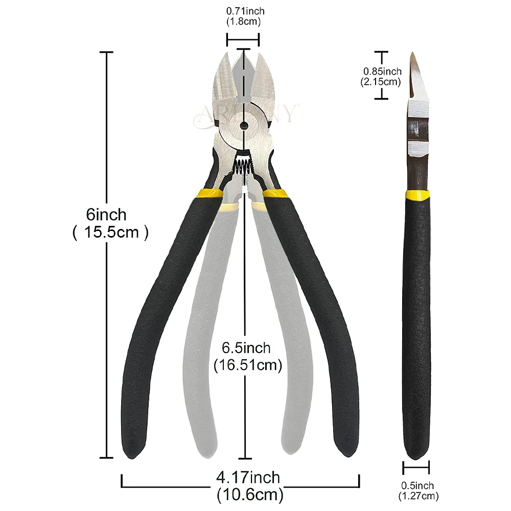 Hair Extension Pliers Keratin Bonding Cutter Pliers with Straight Stainless Steel Hand Pruner Pruning Shear Blades