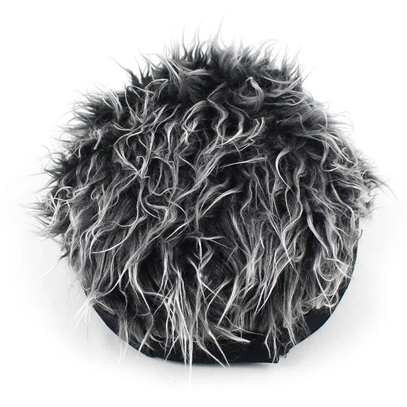 Men Synthetic Short Hair Baseball Cap Spiked Hair Wig Hat Fake Hair Adjustable Sunshade Visor Fancy Performance Hip-Hop Headwear